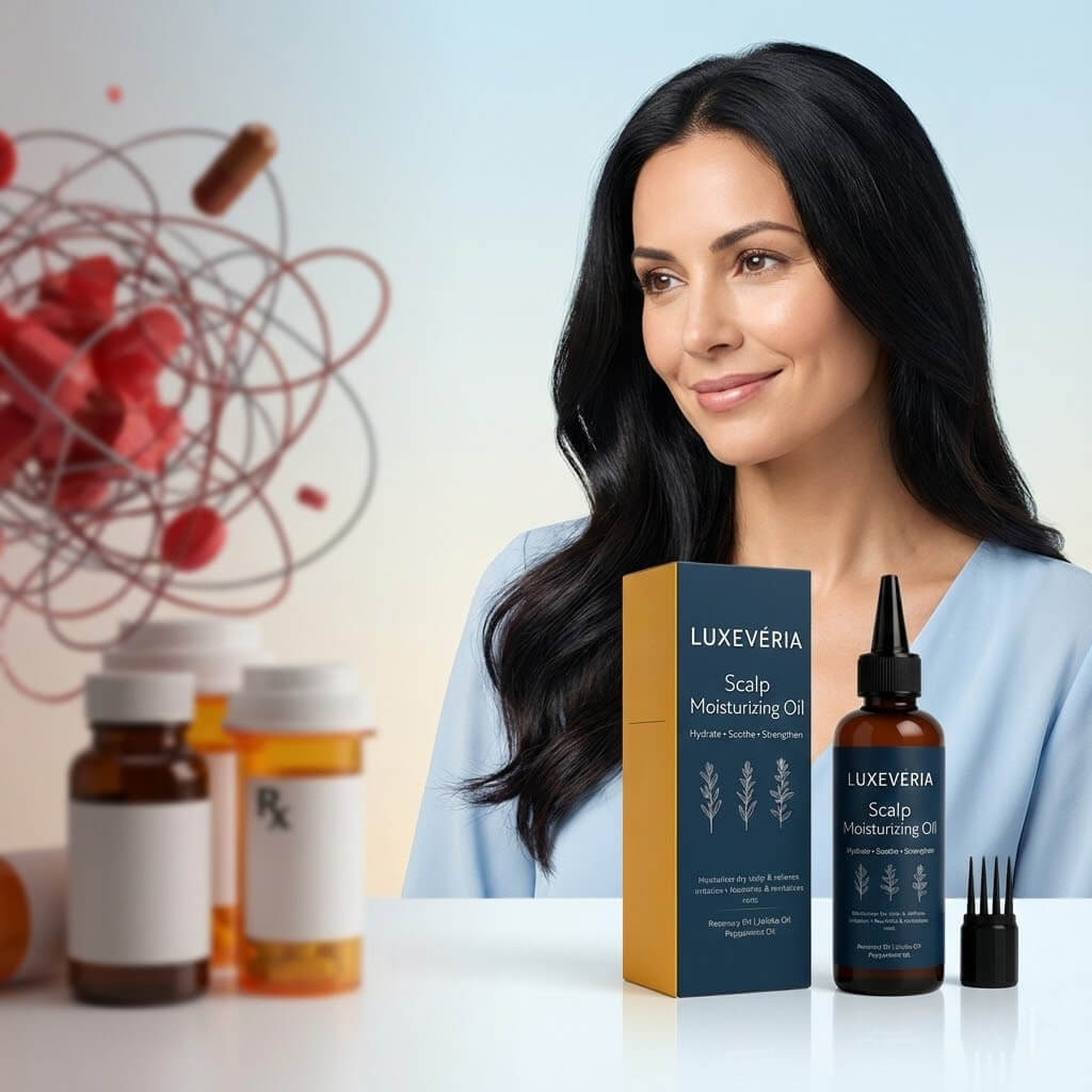 luxevéria Skalp Moisturuzing Oil When Water Feels Like Acid and Your Skin Is on Fire image luxevéria Skalp Moisturuzing Oil When Water Feels Like Acid and Your Skin Is on Fire